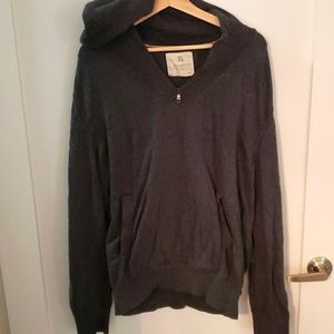 Banana Republic Heritage Hooded zip Sweater